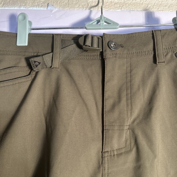 Gerry‎ Chino Shorts Modern 1750712  Mens 34 Back & 1 Leg Zipper Pockets - Picture 4 of 9